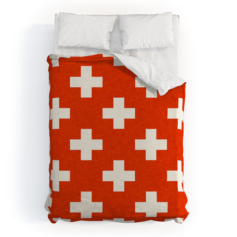 Holli Zollinger Vermillion Plus Duvet Cover